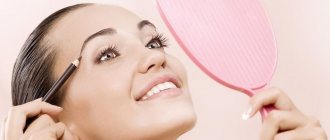 Как правильно красить брови карандашом, тенями, краской. Татуаж бровей