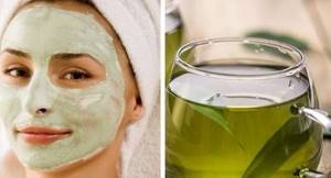маска для лица из зеленого чая