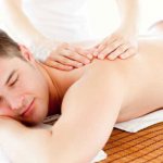Shiatsu massage in the salon